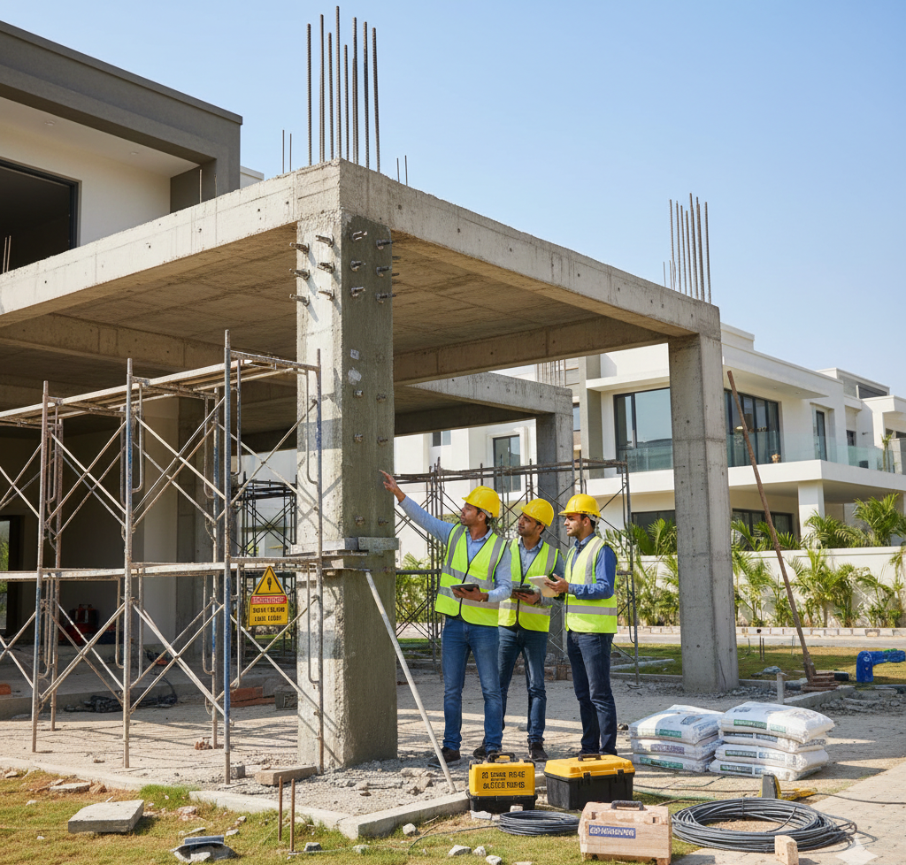 Structural building repair and maintenance work